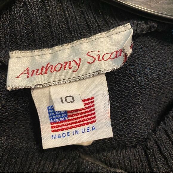 black sweater cardigan button up - Picture 7 of 8